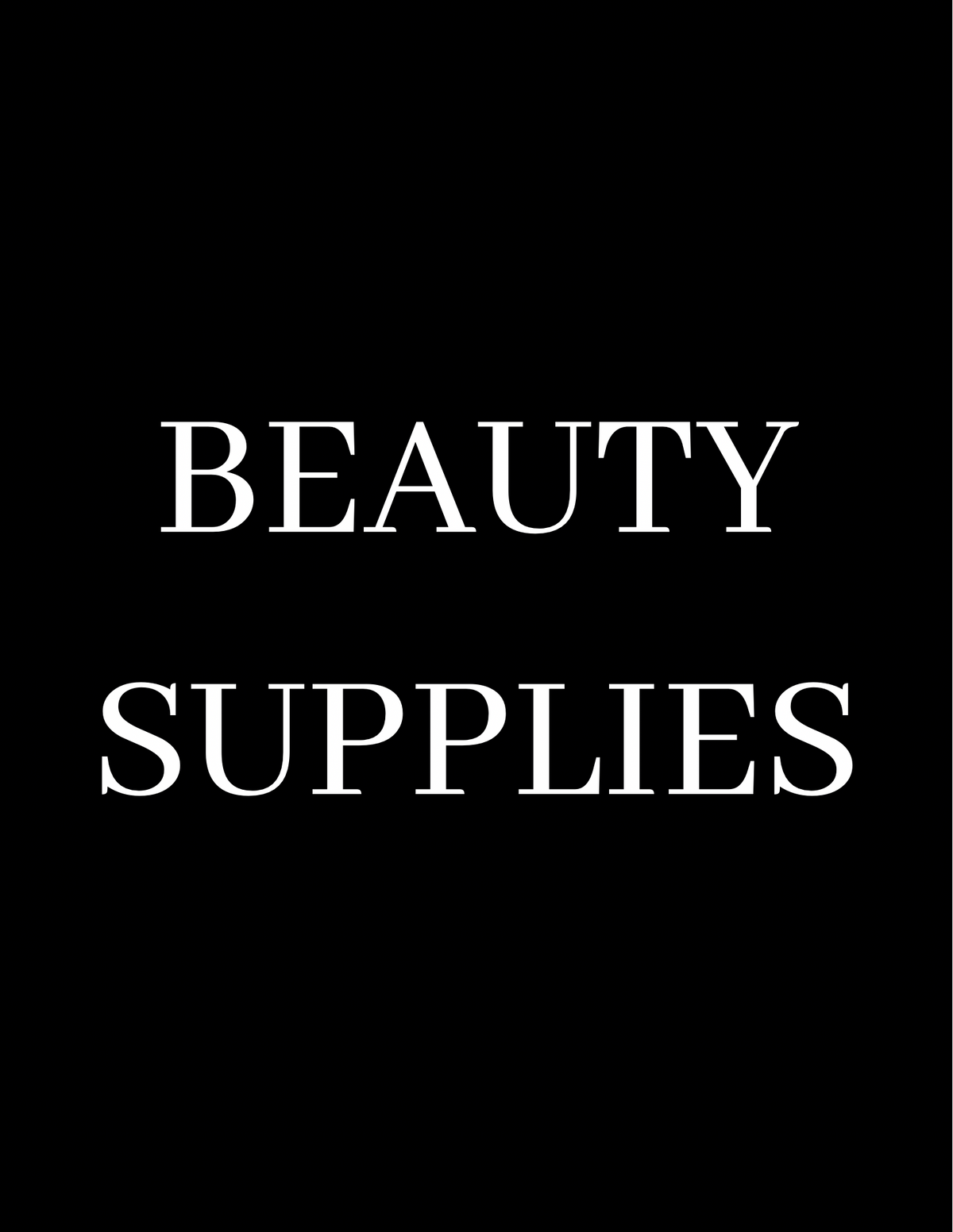 Beauty Supplies