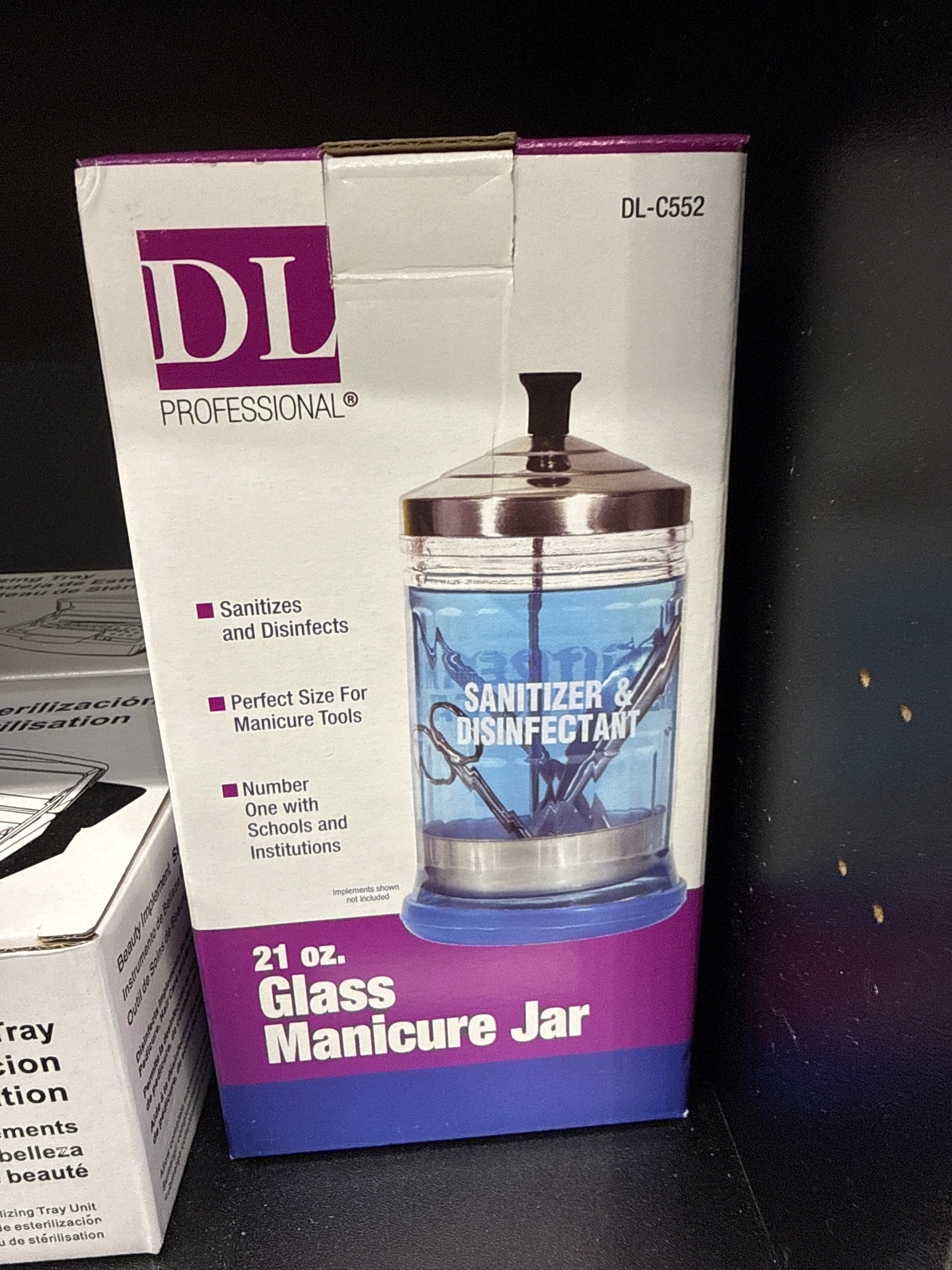 Glass Mani Jar